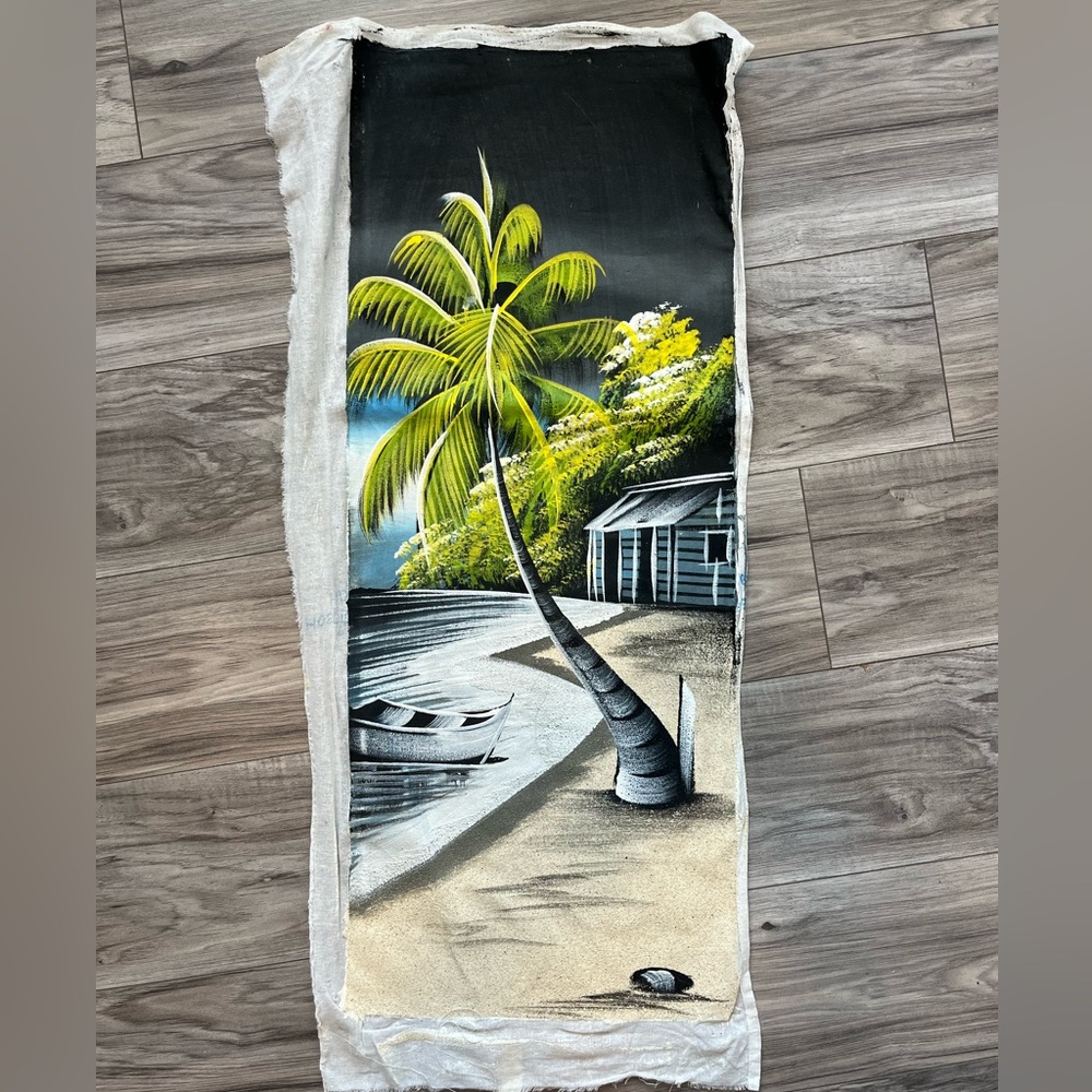 Beach Palm Tree Art Decor - Picture 4 of 4